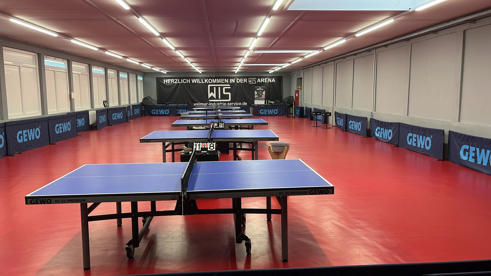 WIS-Arena Trainingshalle TTC Meisenbach